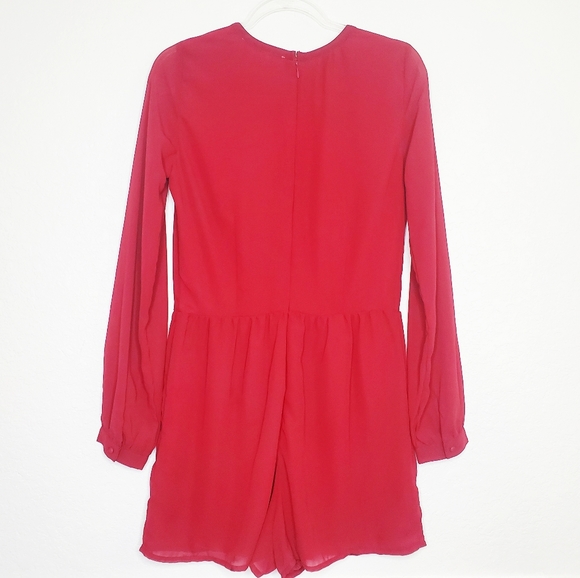 NWT ABERCROMBIE & Fitch Long Sleeve Shorts Romper - Picture 2 of 8